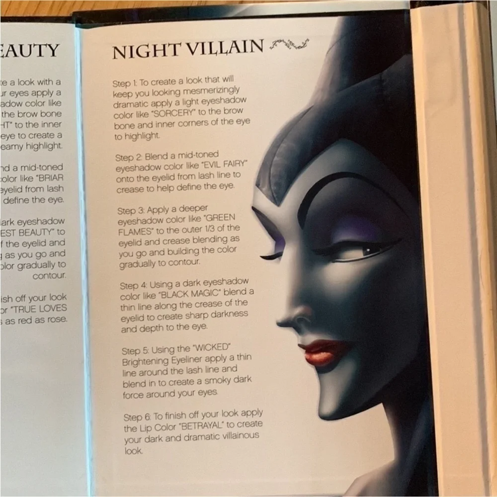 ELF Disney Good vs. Evil Let the Drama Begin beauty book / makeup set New